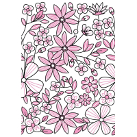 Crafter's Companion Spring Display A6 Background Layering Stamps (CC-ST-CA-BKSPR)